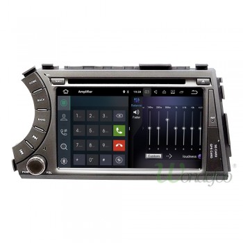 Android 8.0 4G RAM DSP IPS AV Output CAR GPS For Ssang yong Ssangyong Actyon Kyron dvd player radio screen receiver/Android 8.1