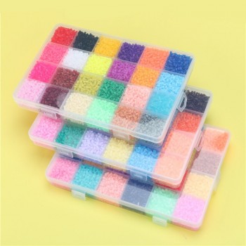 EVA 2.6mm Mini Hama Beads Set Toy DIY 3D Model Puzzle Kits Creative Educational Beads Toys For Children Gift