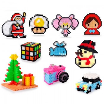 EVA 2.6mm Mini Hama Beads Set Toy DIY 3D Model Puzzle Kits Creative Educational Beads Toys For Children Gift