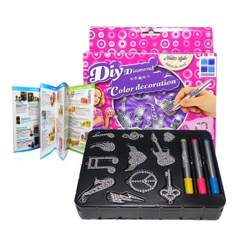 Diy arts and crafts child toy color  handmade decoration diamond girl toys