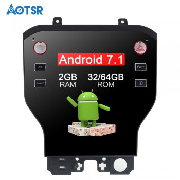 11.8 Tesla Style Android7.1 Car No DVD Player GPS Navigation For Ford Mustang 2015 2016 2017 Stereo Satnav WIFI unit multimedi