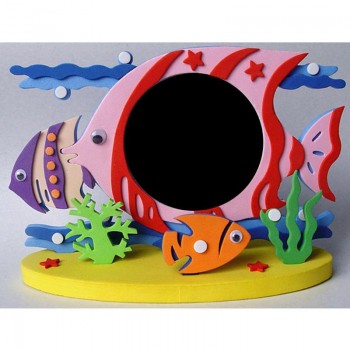 EVA Foam Cartoon Photo Frame Kids Childrens Toys Craft DIY 3D Stickers Handmade Block Toy Gifts Random Styles