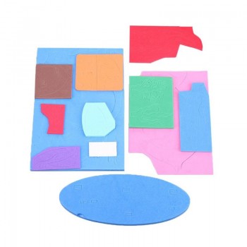 EVA Foam Cartoon Photo Frame Kids Childrens Toys Craft DIY 3D Stickers Handmade Block Toy Gifts Random Styles