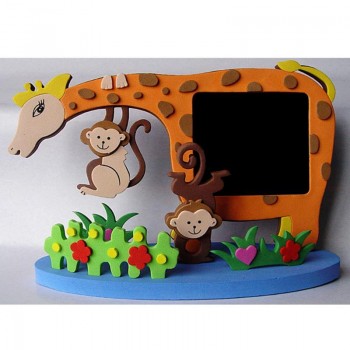 EVA Foam Cartoon Photo Frame Kids Childrens Toys Craft DIY 3D Stickers Handmade Block Toy Gifts Random Styles