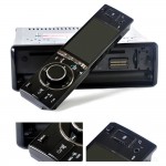 Hot 1 Din Universal Car DVD Player 3inch Digital Touch Screen Auto Radio Bluetooth Motorized Screen CD DVD SD AM AUX Camera