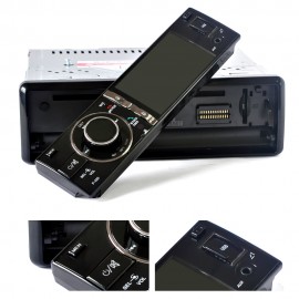 Hot 1 Din Universal Car DVD Player 3inch Digital Touch Screen Auto Radio Bluetooth Motorized Screen CD DVD SD AM AUX Camera