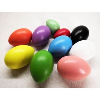 children colorful wooden eggs DIY painting toy wooden easter eggs handmade doodle for kindergarten educational toy easter gift