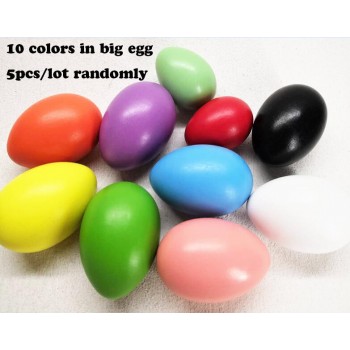 children colorful wooden eggs DIY painting toy wooden easter eggs handmade doodle for kindergarten educational toy easter gift