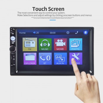radio car 2 din car stereo 7 Touch Screen oto teypleri mp5 car player car radio bluetooth rear view camera aux autoradio 7010b