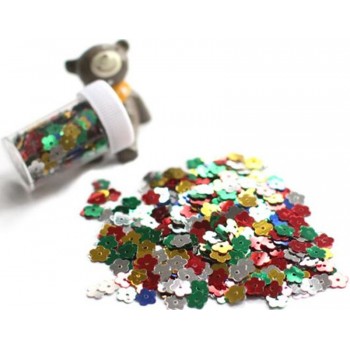 Happyxuan 12 bottles Kids DIY Creative Glitter Decoration Sequins Painting Handicraft Supplies Toy for Children Girls Gift