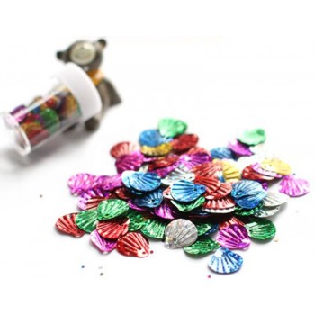 Happyxuan 12 bottles Kids DIY Creative Glitter Decoration Sequins Painting Handicraft Supplies Toy for Children Girls Gift