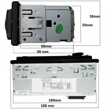 autoradio Bluetooth Car radio JSD-520 Stereo Audio Player MP3 recorder FM Aux Input USB oto teypler auto car radio 1 din player
