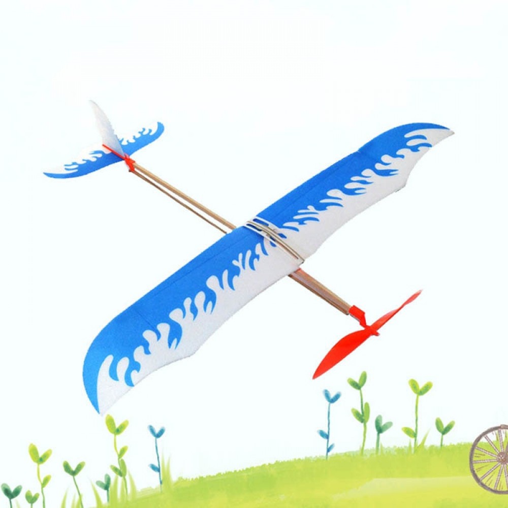 DIY Rubber Band Airplane Paper Jet Glider Handmade kids toy Creative Machine Science Model Craft toys for childrern