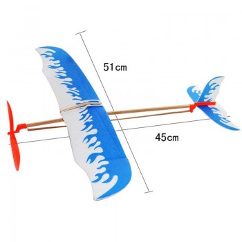 DIY Rubber Band Airplane Paper Jet Glider Handmade kids toy Creative Machine Science Model Craft toys for childrern