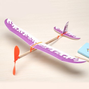 DIY Rubber Band Airplane Paper Jet Glider Handmade kids toy Creative Machine Science Model Craft toys for childrern