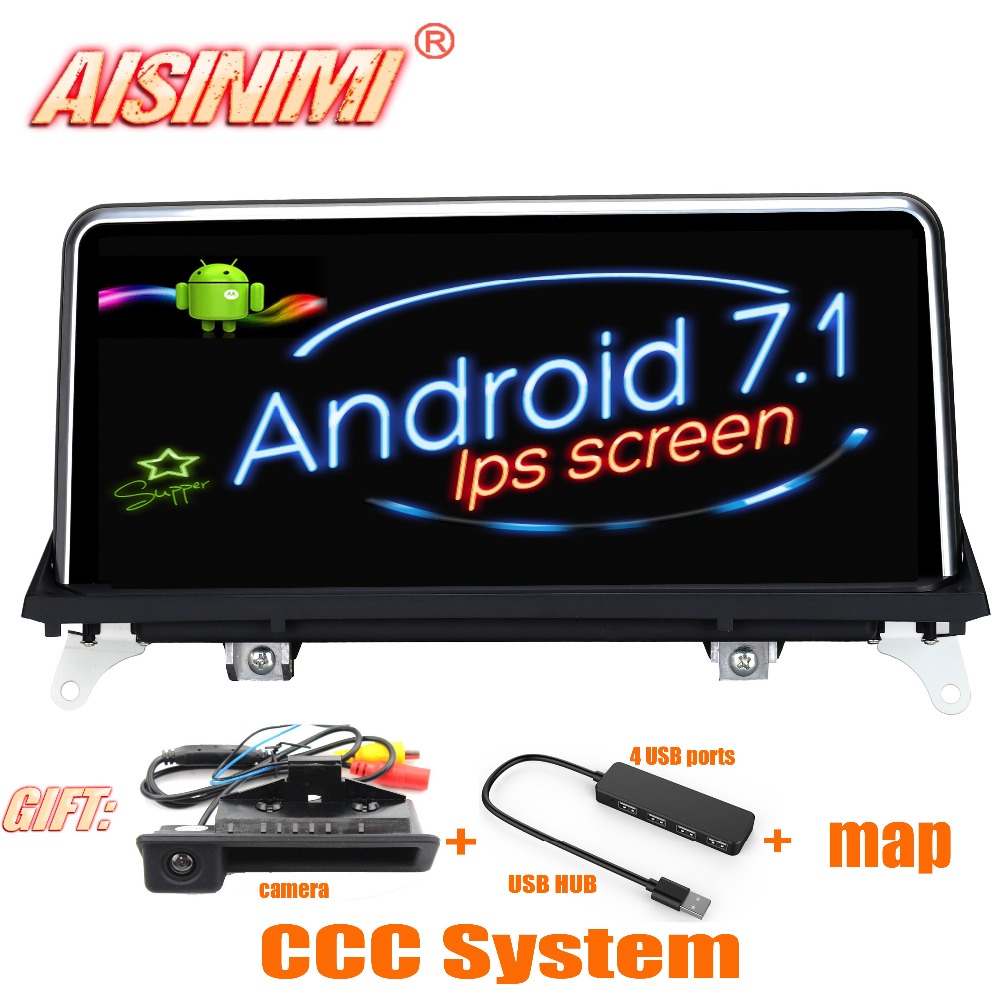 Android 7.1 Car Dvd Navi Player FOR BMW X5 E70/X6 E71 (2007-2010) Original CCC or CIC System audio gps stereo auto all in one