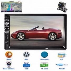 New 2 Din Car Central Multimedia Player GPS Navigator Car Radio Bluetooth MP5 Player Automotivo DVD AUX USB SD Car Audio Stereo