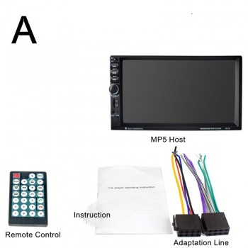New 2 Din Car Central Multimedia Player GPS Navigator Car Radio Bluetooth MP5 Player Automotivo DVD AUX USB SD Car Audio Stereo