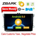 9Android 8.0 Octa Core Car Player Radio GPS No DVD forVolkswagen Golf Plus Passat CC Touran Tiguan Sharan Skoda Seat