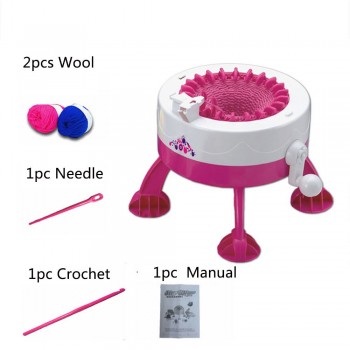 Household Hand Knitting Machine DIY Scraf Hat Sock Girls Weaving Loom knit Children Apparel Sewing Tool Educational Learning Toy