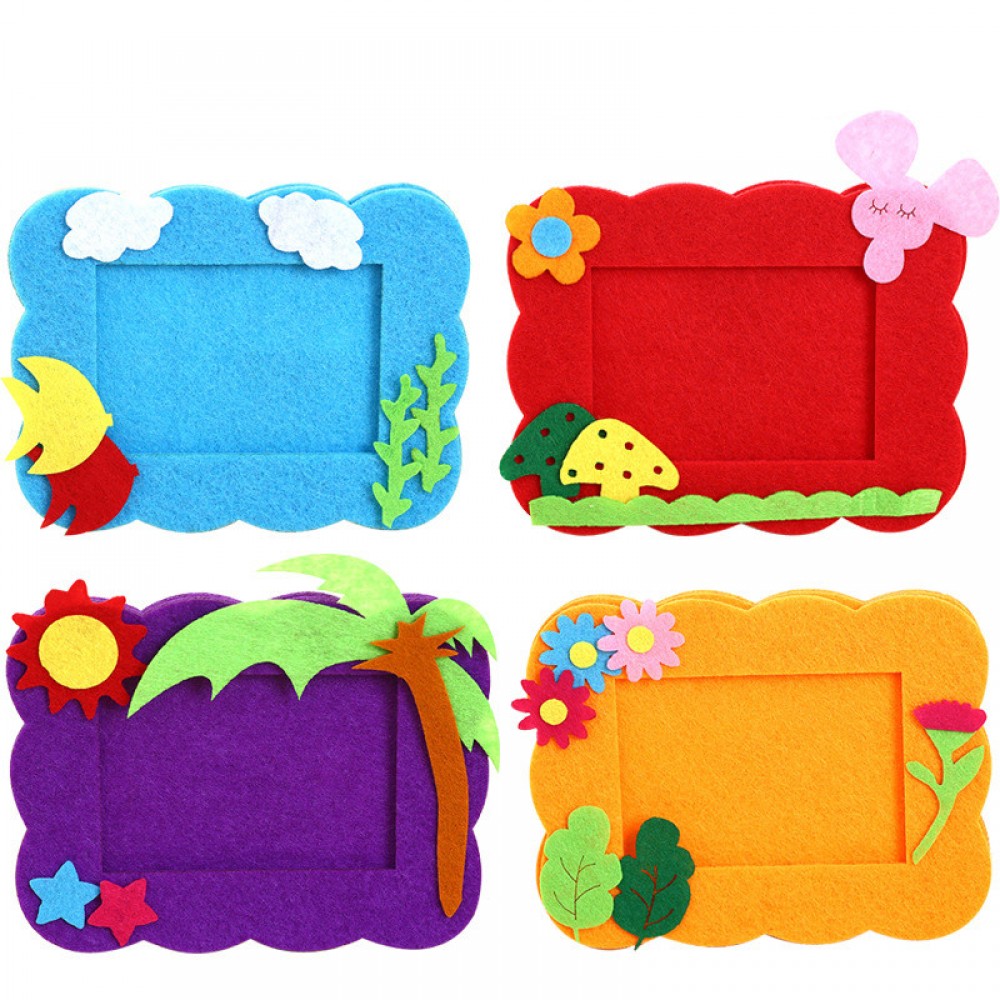 nonwovens photo frames non woven materials childrens cloth hand-made DIY production material kid gift creative material BS69