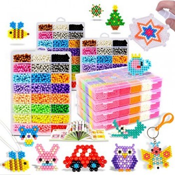 Perler water spray Beads Kit Hama beads Creative Handmade Craft Beads Toys 3D Puzzle with no Ironing Accessories Set Gift