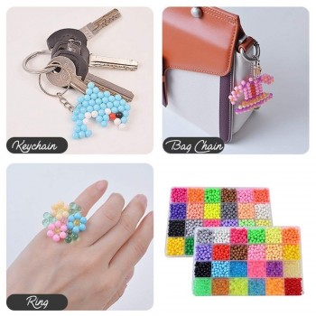Perler water spray Beads Kit Hama beads Creative Handmade Craft Beads Toys 3D Puzzle with no Ironing Accessories Set Gift