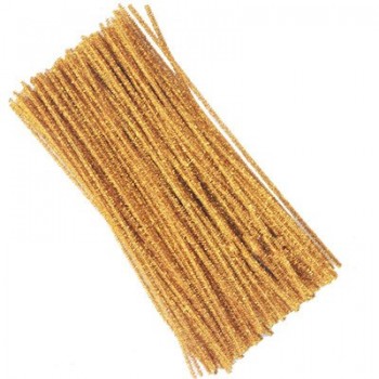 100Pcs Kids Child Craft Plush Sticks Handmade Art DIY Materials Shilly Stick Toys Childrens Educational DIY Toys for Children