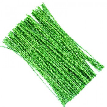 100Pcs Kids Child Craft Plush Sticks Handmade Art DIY Materials Shilly Stick Toys Childrens Educational DIY Toys for Children