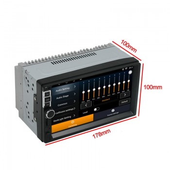 2 din CAR DVD CAR AUDIO Android 7.1 MP5 player car 7 inch Android universal machine  2din GPS navigation WIFI AM/fM Bluetooth