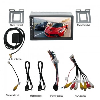 2 din CAR DVD CAR AUDIO Android 7.1 MP5 player car 7 inch Android universal machine  2din GPS navigation WIFI AM/fM Bluetooth