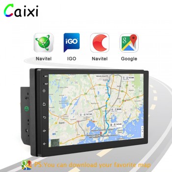2 Din 7 Car Radio Android 8.1 Multimedia player Touch Screen GPS Navigation Bluetooth FM WIFI DVR auto audio player for Nissan
