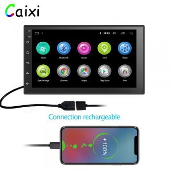 2 Din 7 Car Radio Android 8.1 Multimedia player Touch Screen GPS Navigation Bluetooth FM WIFI DVR auto audio player for Nissan