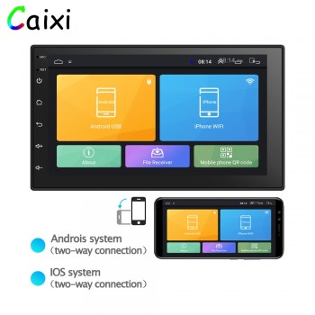 2 Din 7 Car Radio Android 8.1 Multimedia player Touch Screen GPS Navigation Bluetooth FM WIFI DVR auto audio player for Nissan