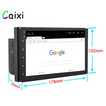 2 Din 7 Car Radio Android 8.1 Multimedia player Touch Screen GPS Navigation Bluetooth FM WIFI DVR auto audio player for Nissan