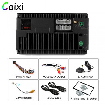 2 Din 7 Car Radio Android 8.1 Multimedia player Touch Screen GPS Navigation Bluetooth FM WIFI DVR auto audio player for Nissan
