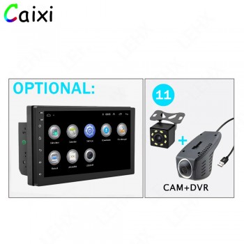 2 Din 7 Car Radio Android 8.1 Multimedia player Touch Screen GPS Navigation Bluetooth FM WIFI DVR auto audio player for Nissan