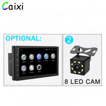 2 Din 7 Car Radio Android 8.1 Multimedia player Touch Screen GPS Navigation Bluetooth FM WIFI DVR auto audio player for Nissan