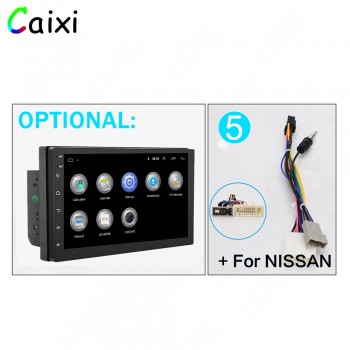 2 Din 7 Car Radio Android 8.1 Multimedia player Touch Screen GPS Navigation Bluetooth FM WIFI DVR auto audio player for Nissan