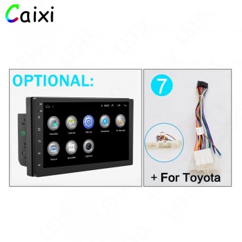 2 Din 7 Car Radio Android 8.1 Multimedia player Touch Screen GPS Navigation Bluetooth FM WIFI DVR auto audio player for Nissan