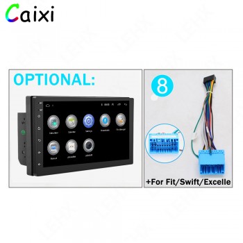 2 Din 7 Car Radio Android 8.1 Multimedia player Touch Screen GPS Navigation Bluetooth FM WIFI DVR auto audio player for Nissan