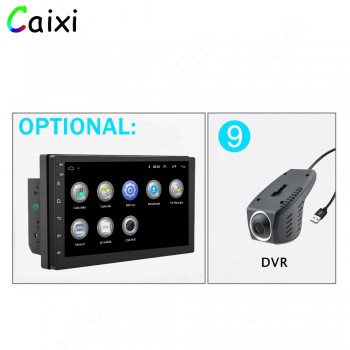 2 Din 7 Car Radio Android 8.1 Multimedia player Touch Screen GPS Navigation Bluetooth FM WIFI DVR auto audio player for Nissan