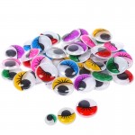 30 pcs Lot creative hand DIY with eyelash beads attached black and white eye clay accessories hand material for children BS93