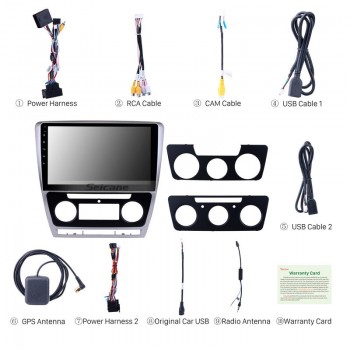 Seicane 10.1 Android 7.1/8.1  Car Multimedia Player For 2007-2014 VW Volkswagen SKODA Octavia support Steering Wheel Control