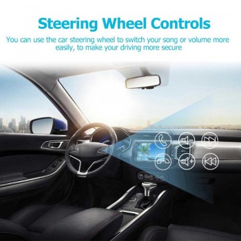 SWM 8802 2Din Android 7.1 Car Stereo MP5 Player GPS Navi RDS FM AM Radio Bluetooth Remote Control Reset Button Function