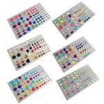 6 Pcs Funny Acrylic Rhinestone DIY Decor Beads Set Beautiful Bead Gem Stickers For Kids DIY Toys