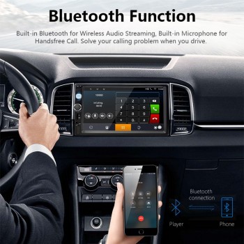 Jansite 2din Car Radio Android 8.1 universal gps wifi Bluetooth Touch screen car audio stereo FM USB car multimedia MP5 player