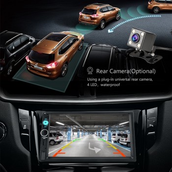 Jansite 2din Car Radio Android 8.1 universal gps wifi Bluetooth Touch screen car audio stereo FM USB car multimedia MP5 player