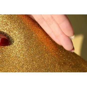Happyxuan 10pcs/pack 20*30cm 1.8mm Self-adhesive Glitter EVA Foam Sheet Gold powder Kid DIY Handmade Craft Material Sponge Paper
