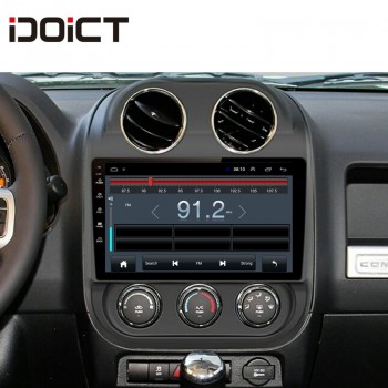 IDOICT Android 8.1 Car DVD Player GPS Navigation Multimedia For JEEP Compass Radio 2009-2016 car stereo wifi